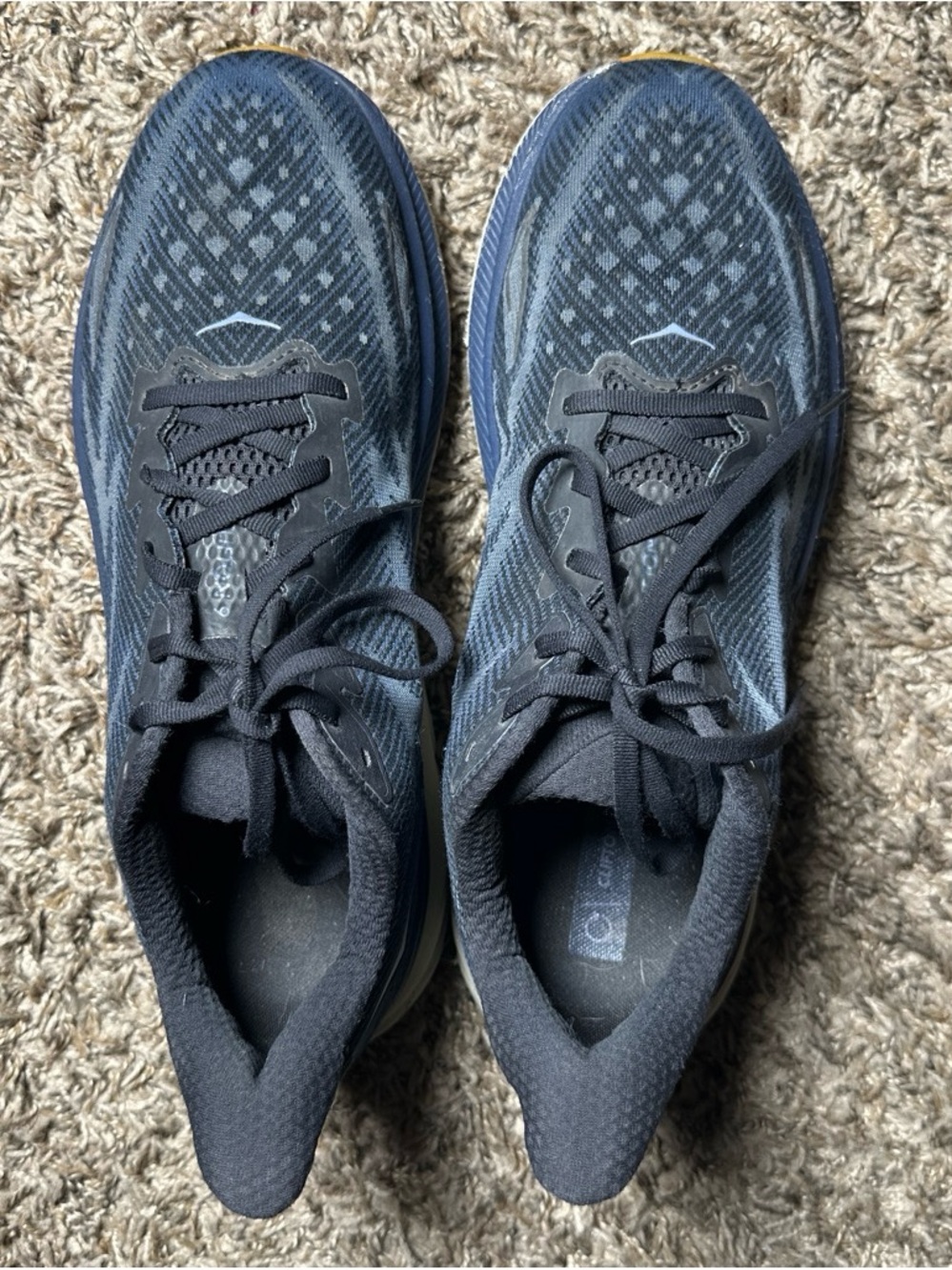 HOKA Clifton 9 Men’s Size 12D Blue Running Shoes Road Athletic Sneakers 1127895 - Picture 6 of 8